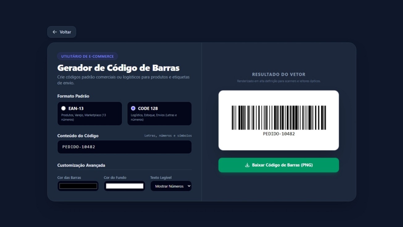 gerador codigo de barras